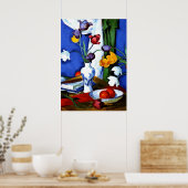 Peploe - Tulips und Obst Poster (Küche)