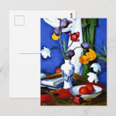 Peploe - Tulips und Obst, Postkarte (Vorne/Hinten)