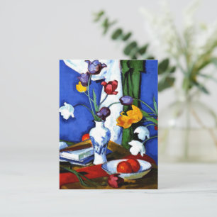 Peploe - Tulpen und Obst, Postkarte