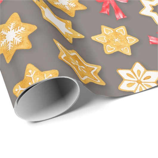 Pepparkakor Geschenkpapier (Rolleneckpunkt)
