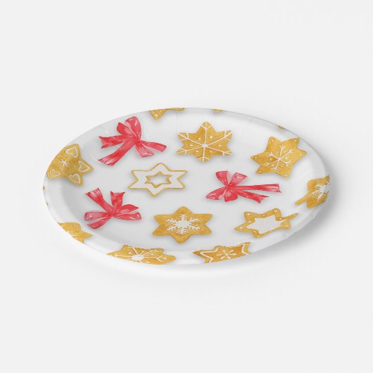 Pepparkakor Pappteller (Schrägansicht)