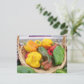 Pepper Basket Postkarte (Stehend Vorderseite)