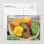 Pepper Basket Postkarte (Vorne/Hinten)