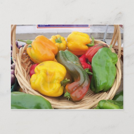 Pepper Basket Postkarte (Vorderseite)