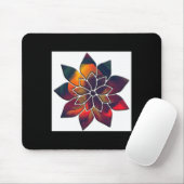 Pepper-Blume oder vielleicht ein Weihnachtssternen Mousepad (Mit Mouse)