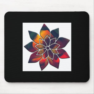 Pepper-Blume oder vielleicht ein Weihnachtssternen Mousepad