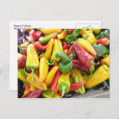 Pepper Collage Postkarte (Vorne/Hinten)