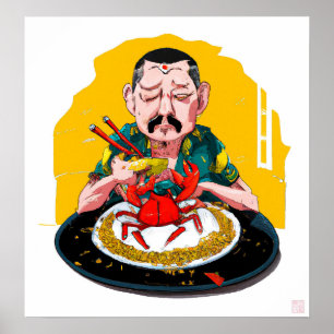 Pepper Crab - Leinwand Art Print Poster