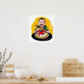 Pepper Crab - Leinwand Art Print Poster (Küche)