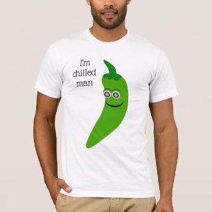 Pepper-Design für grünen Chili Personalisiert T-Shirt
