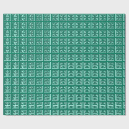 Pepper Green Classic Graustufen Geschenkpapier (Flach)
