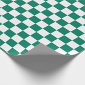 Pepper Green Muster geprüft Geschenkpapier (Ecke)
