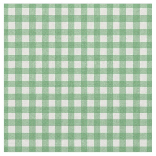 Pepper Green überprüft Gingham auf Zuhause Canning Stoff (Nahaufnahme)
