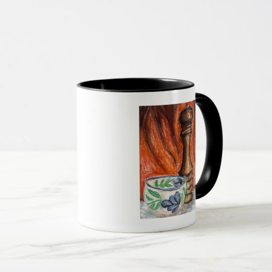Pepper Grinder und toskanische Bowle-Tasse Tasse (VorderseiteRechts)