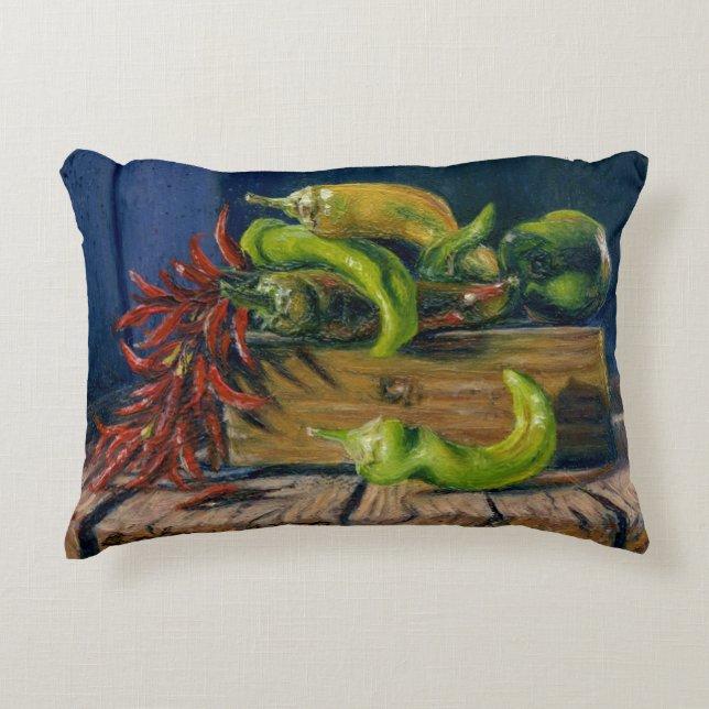 ‚Pepper Harvest‘ Dekokissen (Vorderseite)