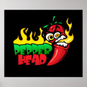 Pepper Head $24,95 Vector Art Wall Poster (Vorne)