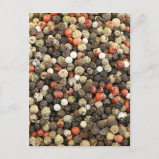 Pepper-Hintergrund Postkarte