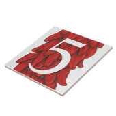 Pepper House Nr. 5 (Südwest Red Chili) Fliese (Seite)