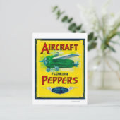 Pepper-Label Postkarte (Stehend Vorderseite)