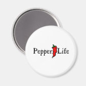 Pepper Life Magnet (Vorderseite/Rückseite)