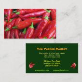 Pepper-Markt Visitenkarte (Vorne/Hinten)