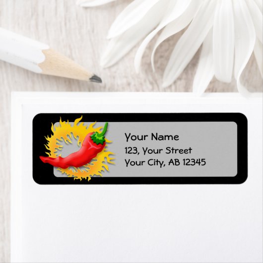 Pepper mit Flamme (Insitu)