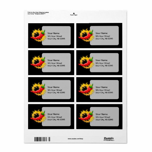 Pepper mit Flamme (Vorne)