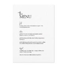 Pepper ・ Moderne Minimalistische Hochzeit ・ Schwar