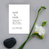 Pepper - Modernes Minimalistisches Save the Date ・