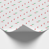 Pepper-Muster für gepunkteten Chile Geschenkpapier (Ecke)