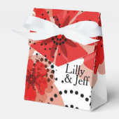 Pepper Poppies | Schwarz Geschenkschachtel (Vorderseite)