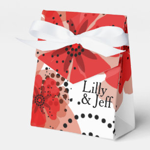 Pepper Poppies   Schwarz Geschenkschachtel