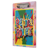‚Pepper Power Vivid‘ Klemmbrett (Links)
