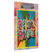 ‚Pepper Power Vivid‘ Klemmbrett (Rechts)
