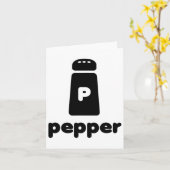 Pepper Shaker Halloween Simple Costume Seashen Karte (Gelbe Blume)