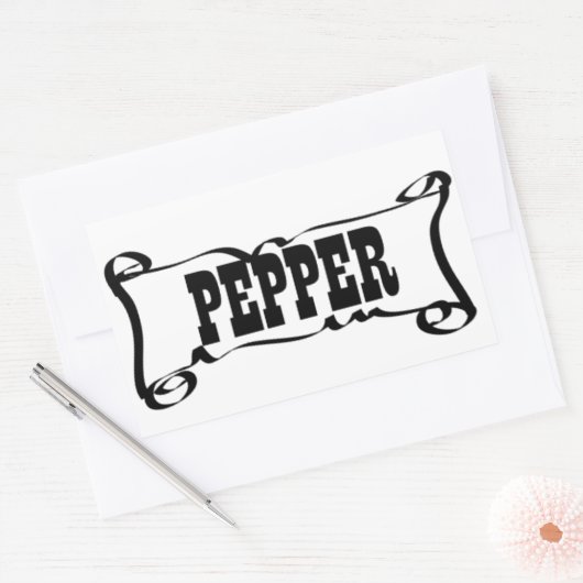 PEPPER 'SPICE JAR' STICKER (Umschlag)