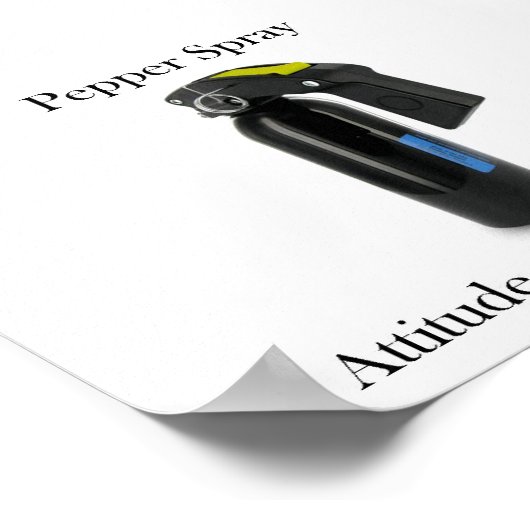 Pepper Spray Poster (Ecke)