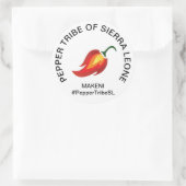 Pepper Stamm Sierra Leone Aufkleber (Tasche)