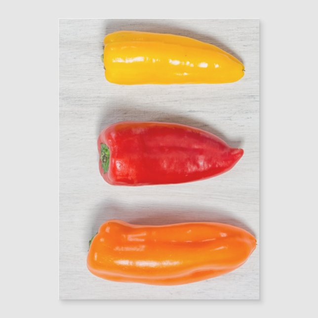 Pepper Still Life Magnetkarte (Vorderseite)