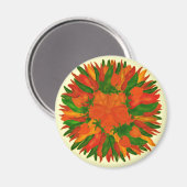 Pepper Sun Magnet (Vorderseite/Rückseite)