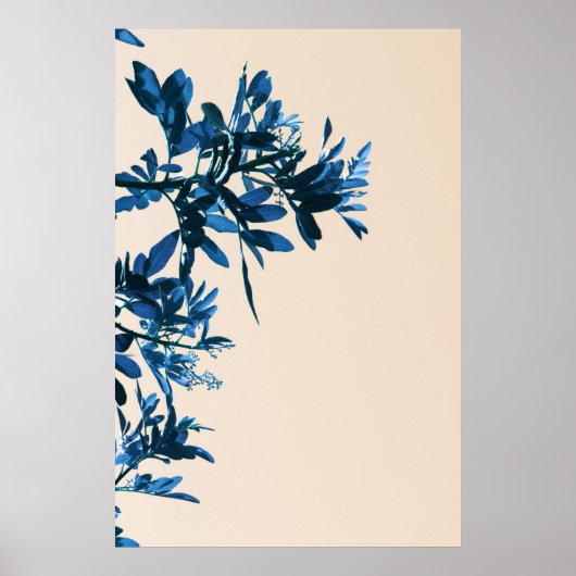 Pepper Tree Blätter Naturminimalistisches Poster (Vorne)