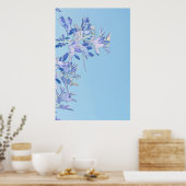 Pepper Tree Blätter Naturminimalistisches Poster (Küche)