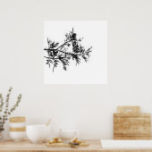 Pepper Tree Blume Blätter Nature Poster (Küche)