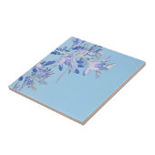 Pepper Tree Pale Pastellblau Fliese (Seite)