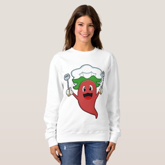 Pepper Vegan Cook Sweatshirt (Vorne ganz)