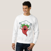 Pepper Vegan Cook Sweatshirt (Vorne ganz)