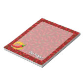 Pepper with Flame Notepad Notizblock (Rotiert)