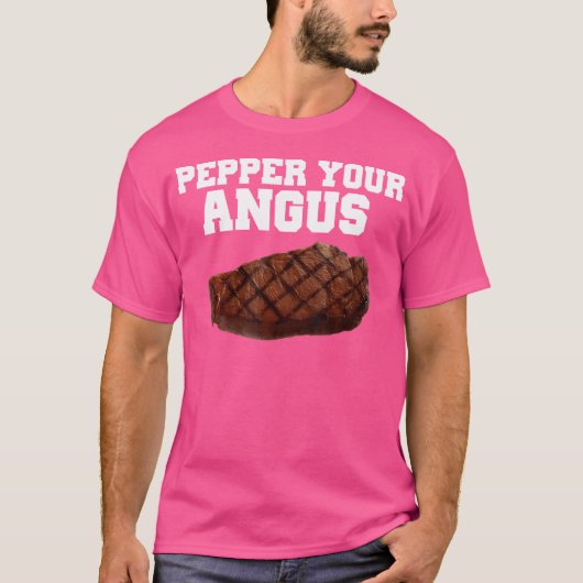 Pepper Your Angus Lustig T-Shirt (Vorderseite)