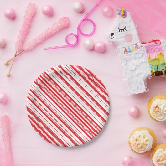 Peppermint 7" Papier-Teller Pappteller (Party)