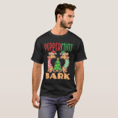Peppermint Bark Weihnachtsgebäck Dackel Dog T-Shirt (Vorne ganz)